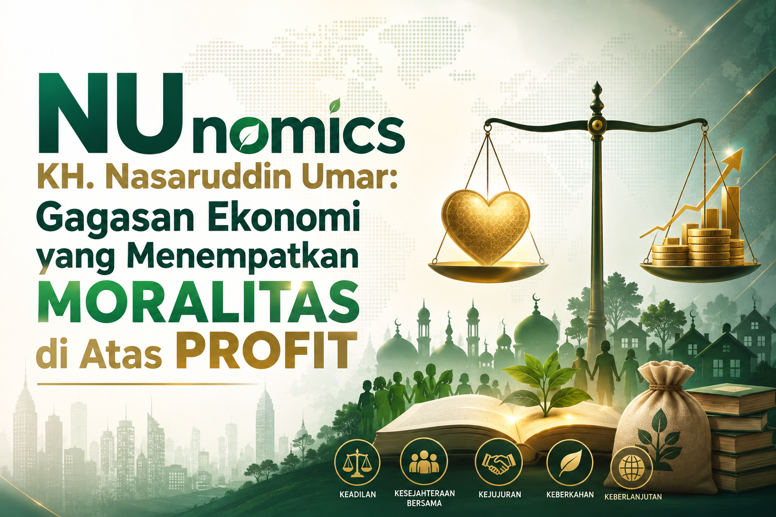 NUnomics KH. Nasaruddin Umar: Gagasan Ekonomi yang Menempatkan Moralitas di Atas Profit
